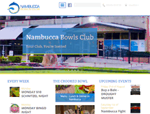 Tablet Screenshot of nambuccaheadsbowling.com.au